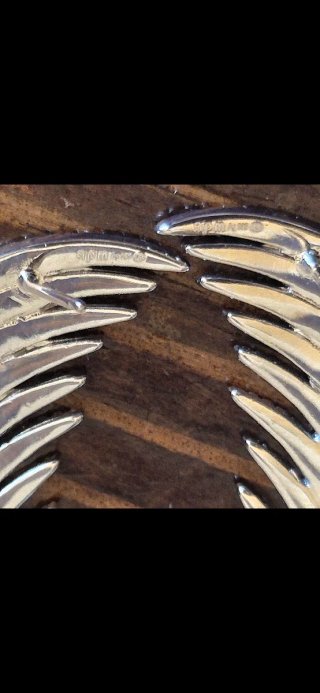 Apm Monaco Statement Palm Earrings Sterling Silver