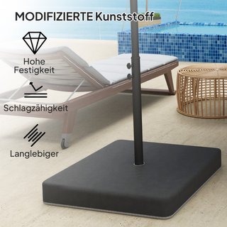 Pesos base para soportes de sombrilla, impermeable