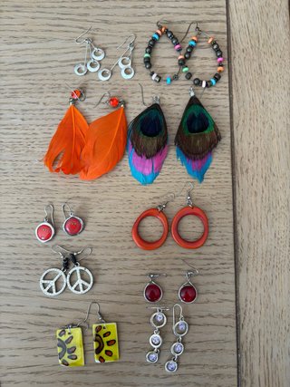Lote de pendientes variados