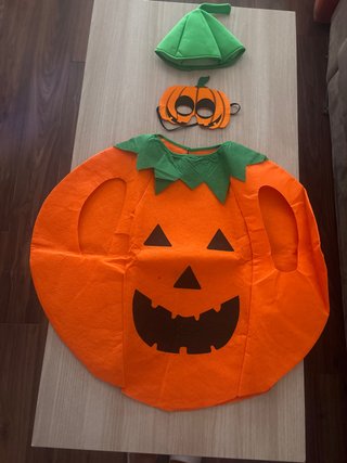 Disfraz Calabaza Halloween 3-4 años
