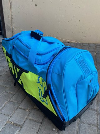 Bolsa de viaje Fox azul y verde