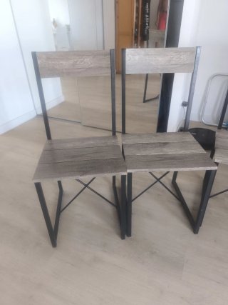Juego de 4 sillas