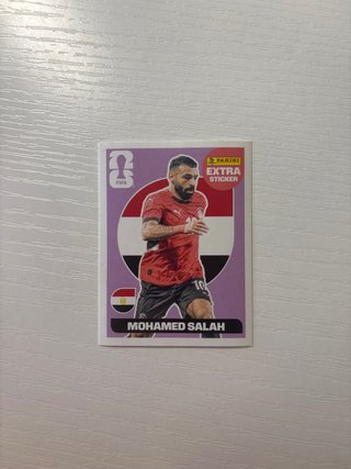 Panini Extra Sticker Mohamed Salah morada basica