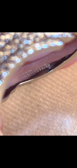 Apm Monaco palm Sterling silver ring