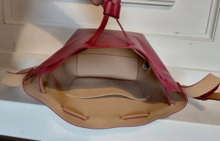 Borsa Timberland Donna Pelle Rosa/Rosso
