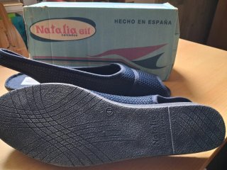 Zapatillas Natalia Gil rejilla T.41