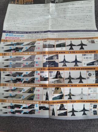 Maqueta F-Toys F-111 escala 1/144