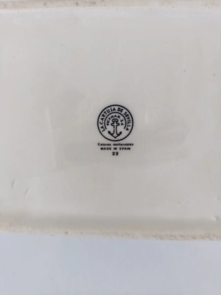 Caja de porcelana sevillana Vintage