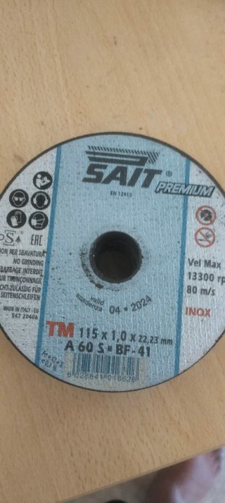 Dischi da taglio SAIT 115x1,6x22 A46S-BF41