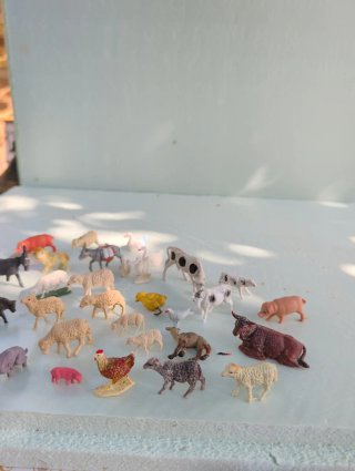 Lote figuras Belén antiguas Navidad