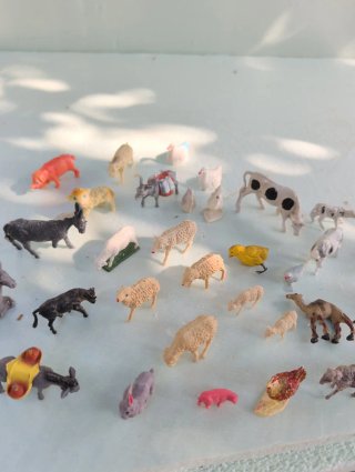 Lote figuras Belén antiguas Navidad