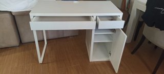 Mesa de estudio blanca 105 x 50 cm