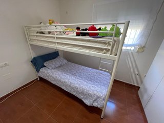 Letto a castello bianco in metallo di Ikea