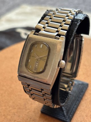 Seiko Hi-Beat Caja TV Brazalete Acero