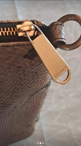 Bolso de mano Brahmin piel serpiente