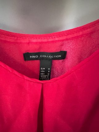 Camiseta Mango Roja Talla M