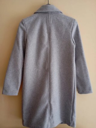 Abrigo Stradivarius Gris Talla XS