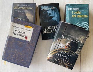 Collana n.5 libri romanzi storici di autori vari