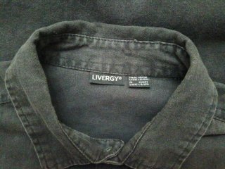 Camisa vaquera negra/gris