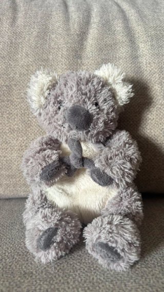 Peluche Koala bebé Gris Suave