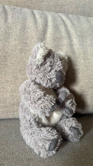 Peluche Koala bebé Gris Suave