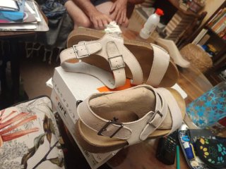 Sandalias Art Beige Talla 42
