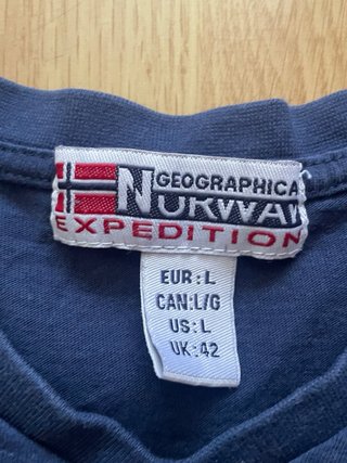 Camiseta Geographical Norway Azul
