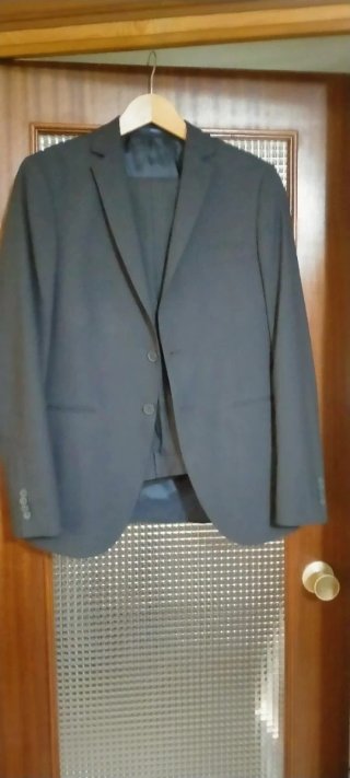 Traje de chaqueta gris