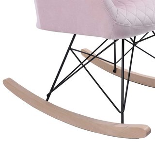Sillón Silla Mecedora Relax base Patín Escandinavo