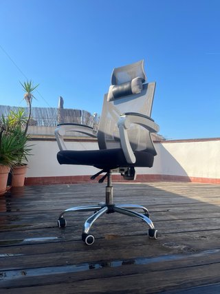 Silla ergonómica de estudio con ruedas
