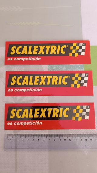 3 Pegatinas Scalextric Es Competición