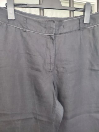 Pantalón pirata mujer lino Talla 46