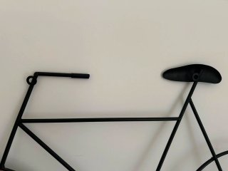 Specchio da parete design bicicletta