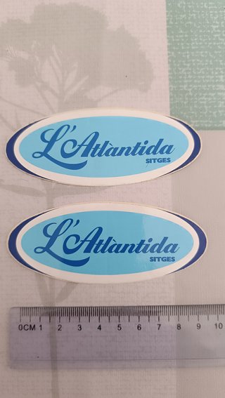 Pegatina L'Atlàntida Sitges Discoteca