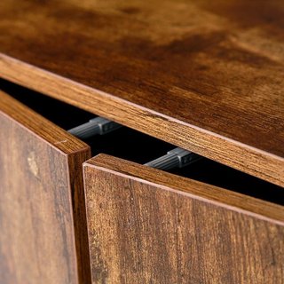 Librería Móvil 2 Estantes + Puerta Mueble de Mader
