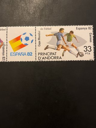 Andorra 1982 sellos Mundial España 82