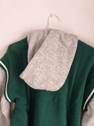 Sudadera Champion Talla S Gris y Verde