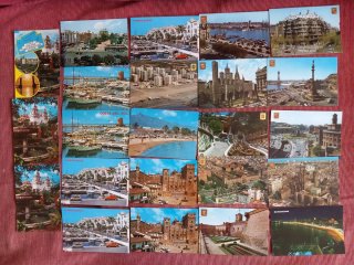 220 Tarjetas Postales Colección España