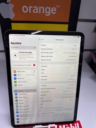 iPad Pro 11 1ª Gen 2018 256GB + SIM