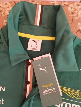 Polo Aston Martin Verde Hombre Talla XL