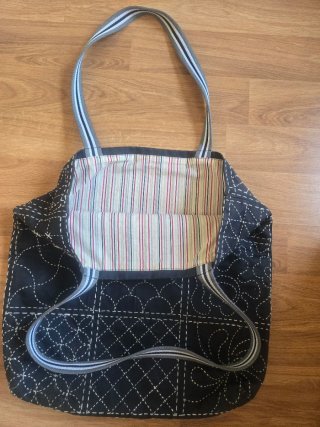 Bolso Tote / Shopper Reversible Estilo Sashiko