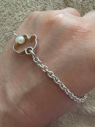 Pulsera Tous Plata con perla