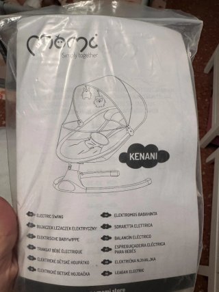 Hamaca eléctrica Momi gris