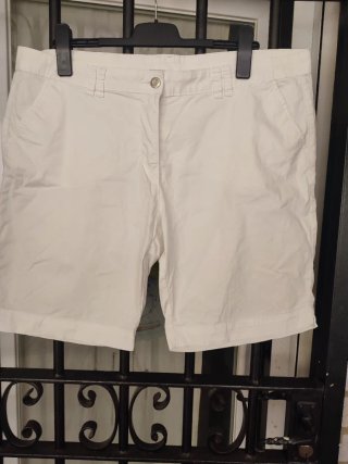 Pantalón corto algodón T/52 Blanco