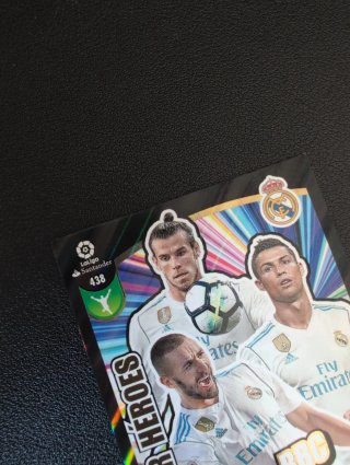 Carta Real Madrid BBC Adrenalyn 2017-18