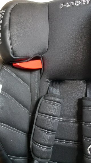 Silla Coche ISOFIX F-SPORT Negra