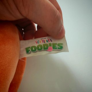 Peluche Portachiavi Hot Dog Softlings Foddies