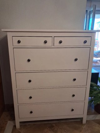 Cómoda IKEA 6 cajones blanca 108x131cm
