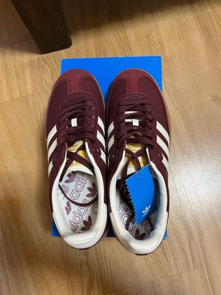 Adidas Samba Mujer Burdeos/Beige