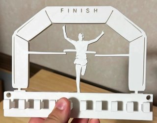 Medallero para medallas de running